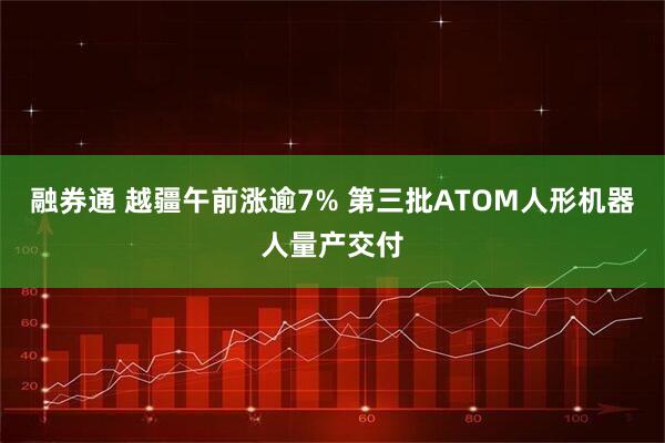 融券通 越疆午前涨逾7% 第三批ATOM人形机器人量产交付